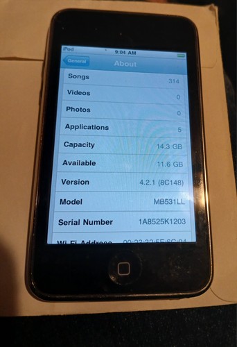Ipod touch a1288 16gb - a1288,
