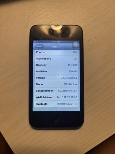Apple ipod touch 4th - apple,