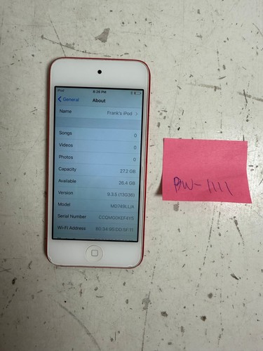 Apple ipod touch 5th gen - touch, a1421
